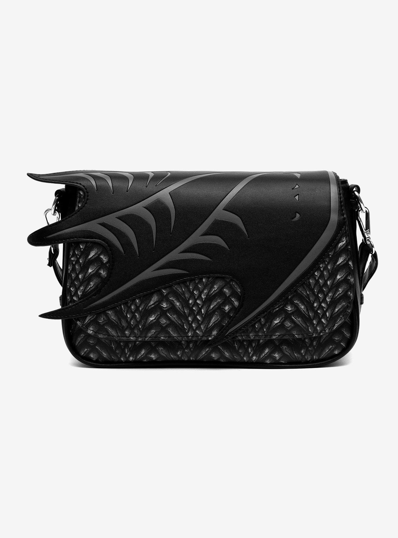 Game of Thrones The Dragon Awakens Dragon Wing Fold Over Crossbody Bag, , hi-res