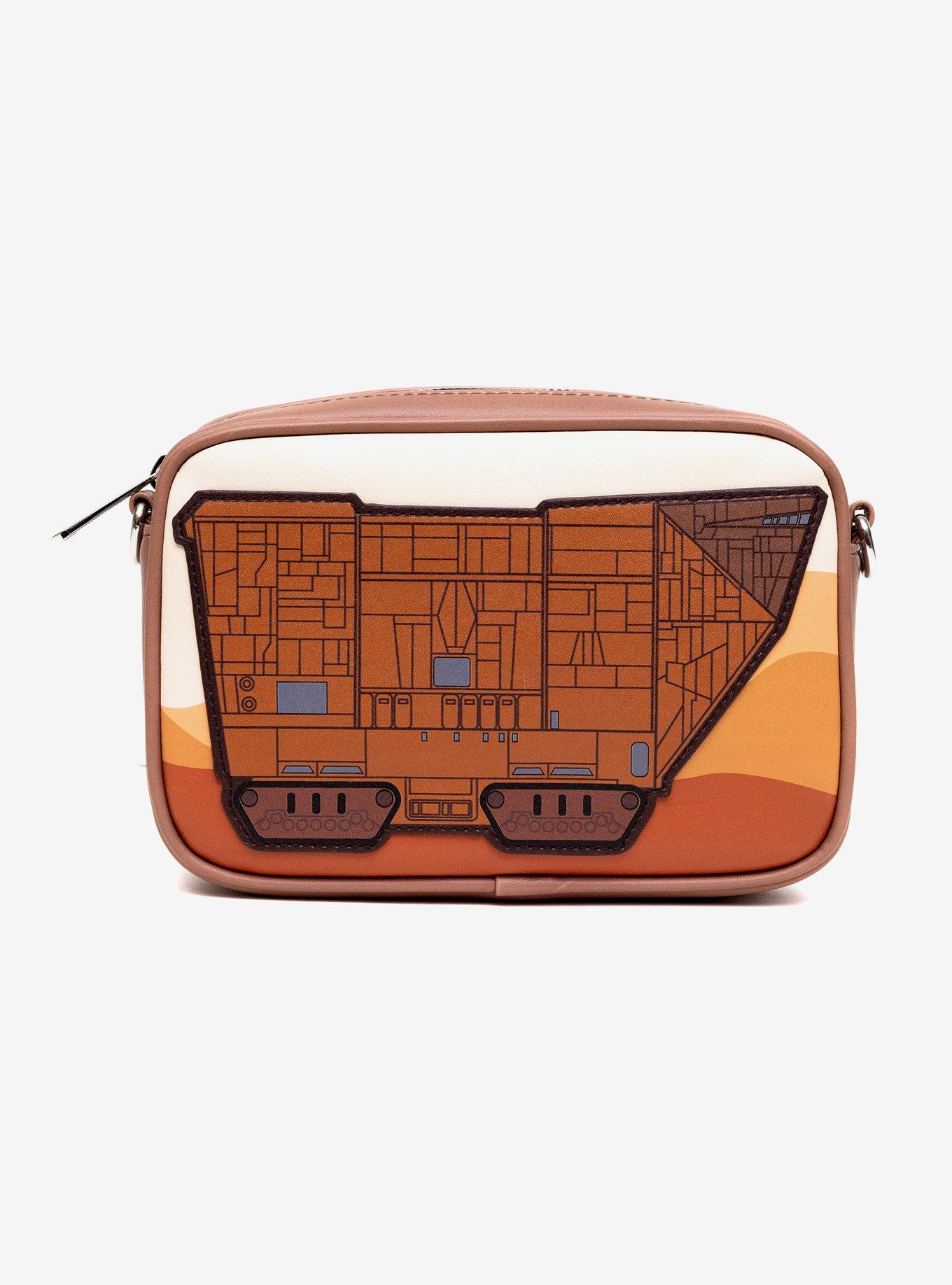 Star Wars Jawa Sandcrawler and Jawa Pose Crossbody Bag