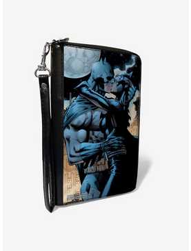 DC Comics Batman Hush Kissing Catwoman Comic Zip Around Wallet, , hi-res