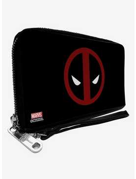 Marvel Deadpool Logo Zip Around Wallet, , hi-res