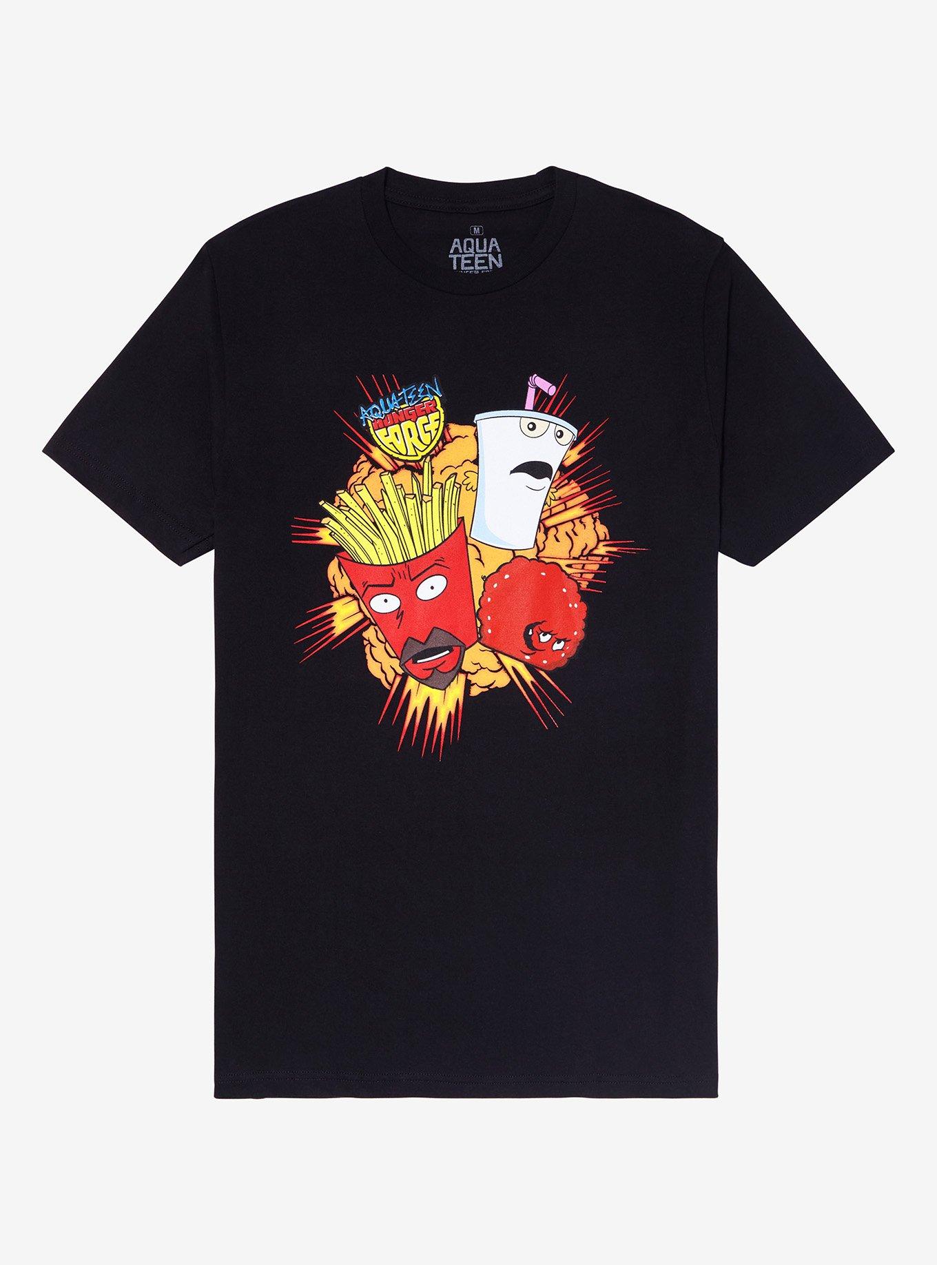 Aqua Teen Hunger Force Explosion T-Shirt, BLACK, hi-res