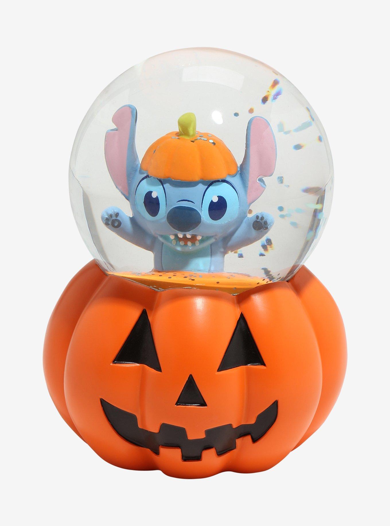 Disney Stitch Pumpkin Snow Globe