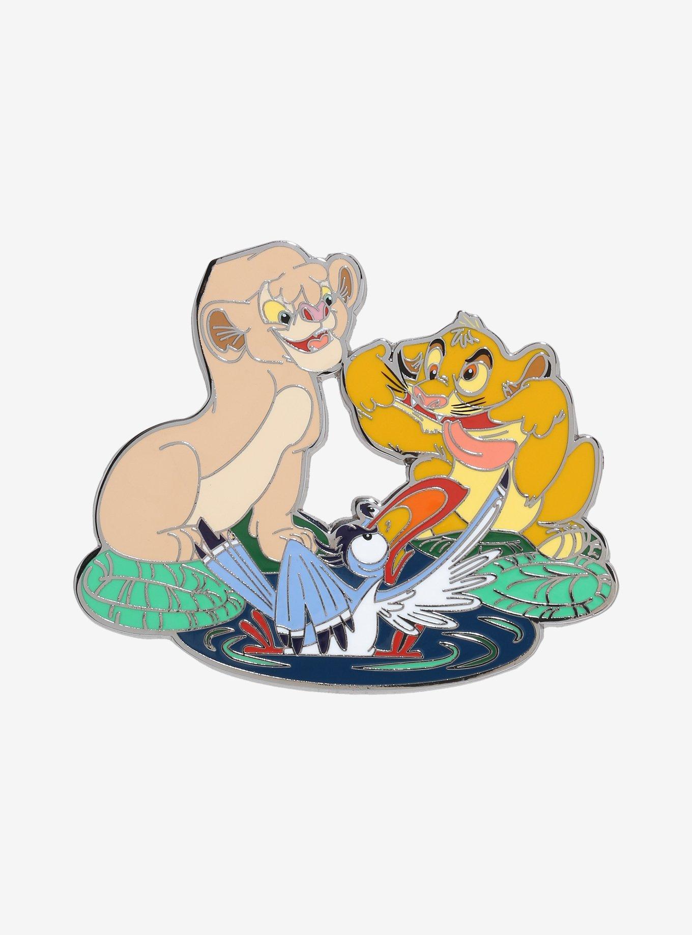 Disney The Lion King Young Simba, Nala, and Zazu Enamel Pin - BoxLunch Exclusive, , hi-res