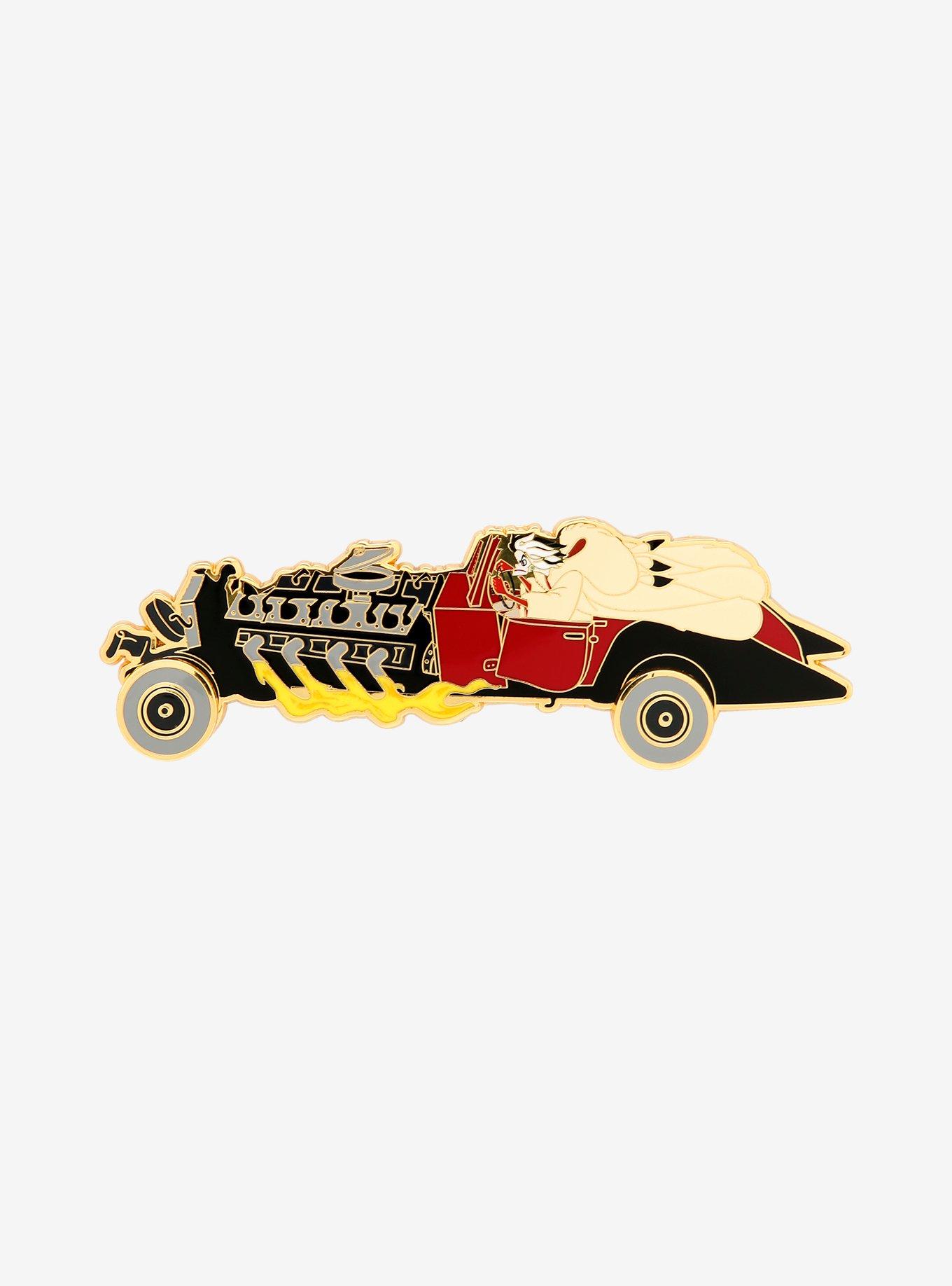 Disney 101 Dalmatians Cruella de Vil Car Enamel Pin - BoxLunch Exclusive, , hi-res