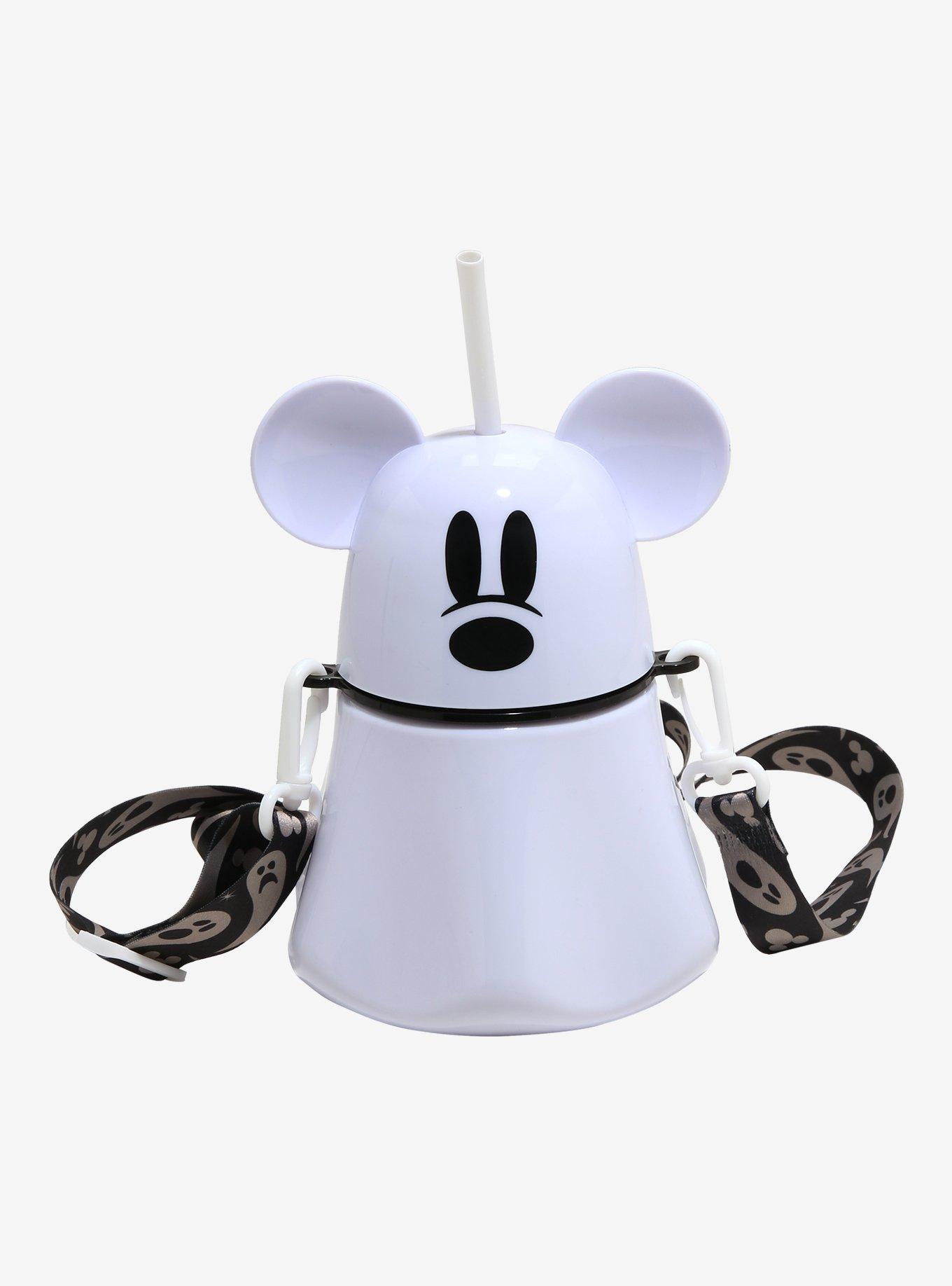 Disney Mickey Mouse Ghost Water Bottle With Strap, , hi-res