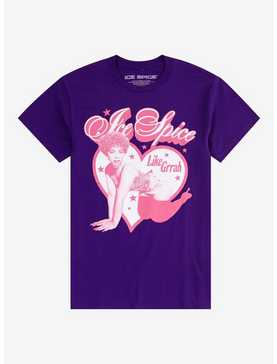 Ice Spice Like Grrah Heart Boyfriend Fit Girls T-Shirt, , hi-res