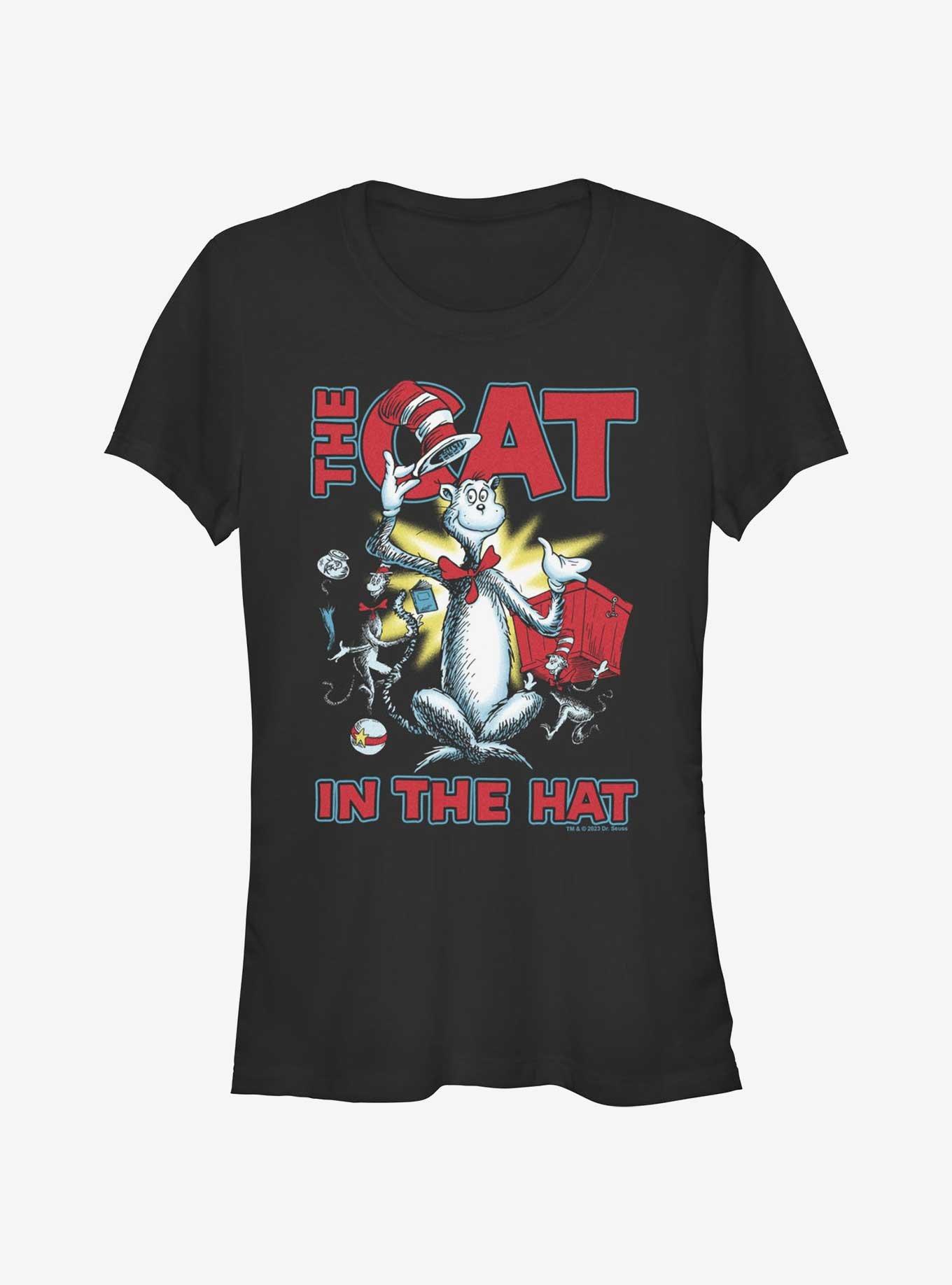 Dr. Seuss The Cat In The Hat Cattitude Girls T- Shirt, , hi-res