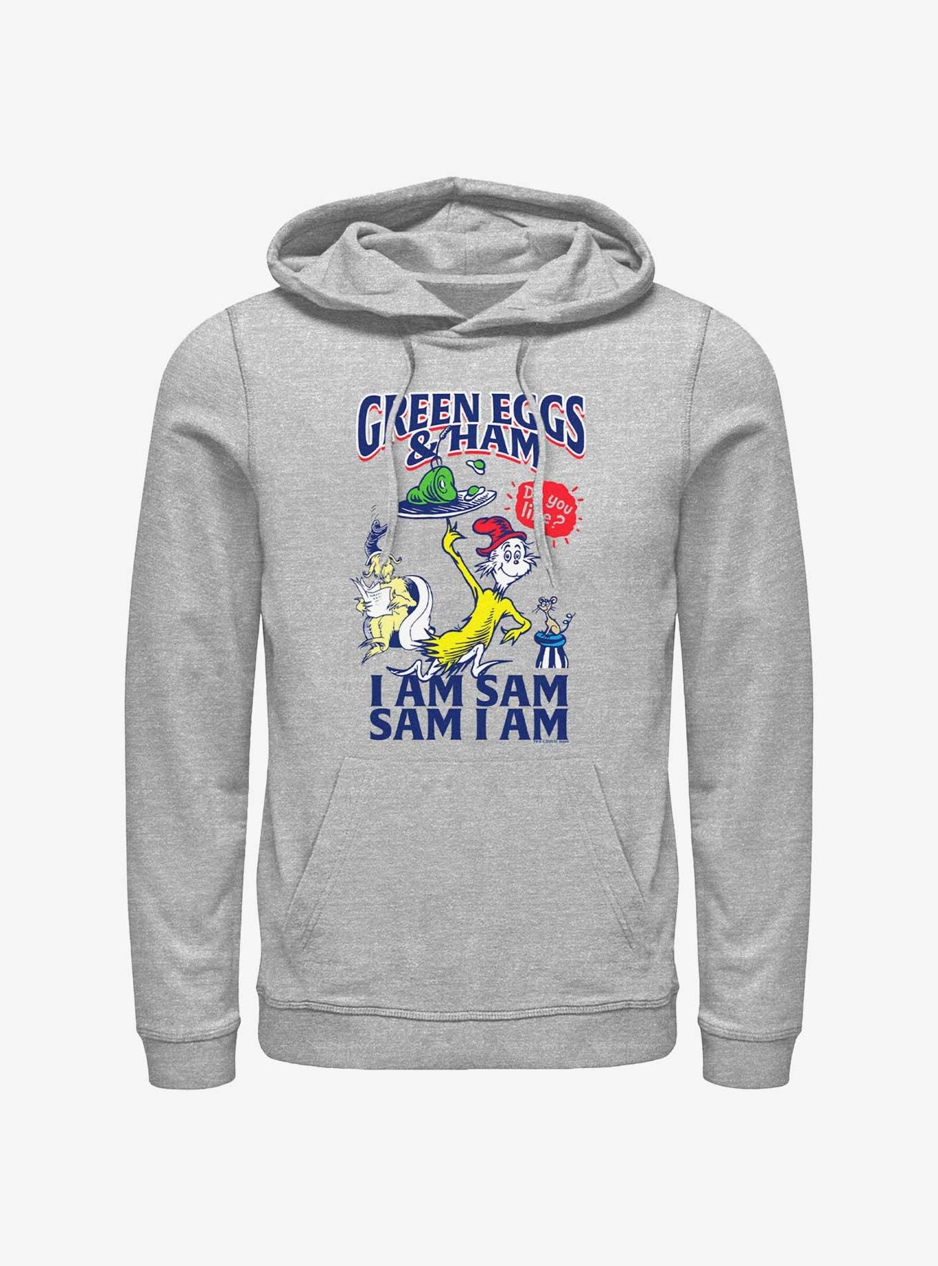 Dr. Seuss I Am Sam Green Eggs and Ham Hoodie, , hi-res