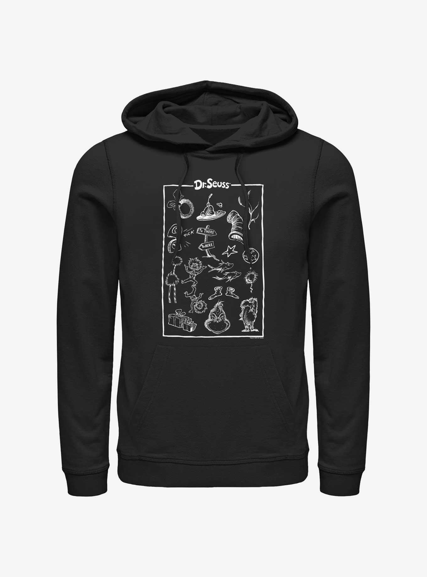 Dr. Seuss Collection Poster Hoodie, , hi-res