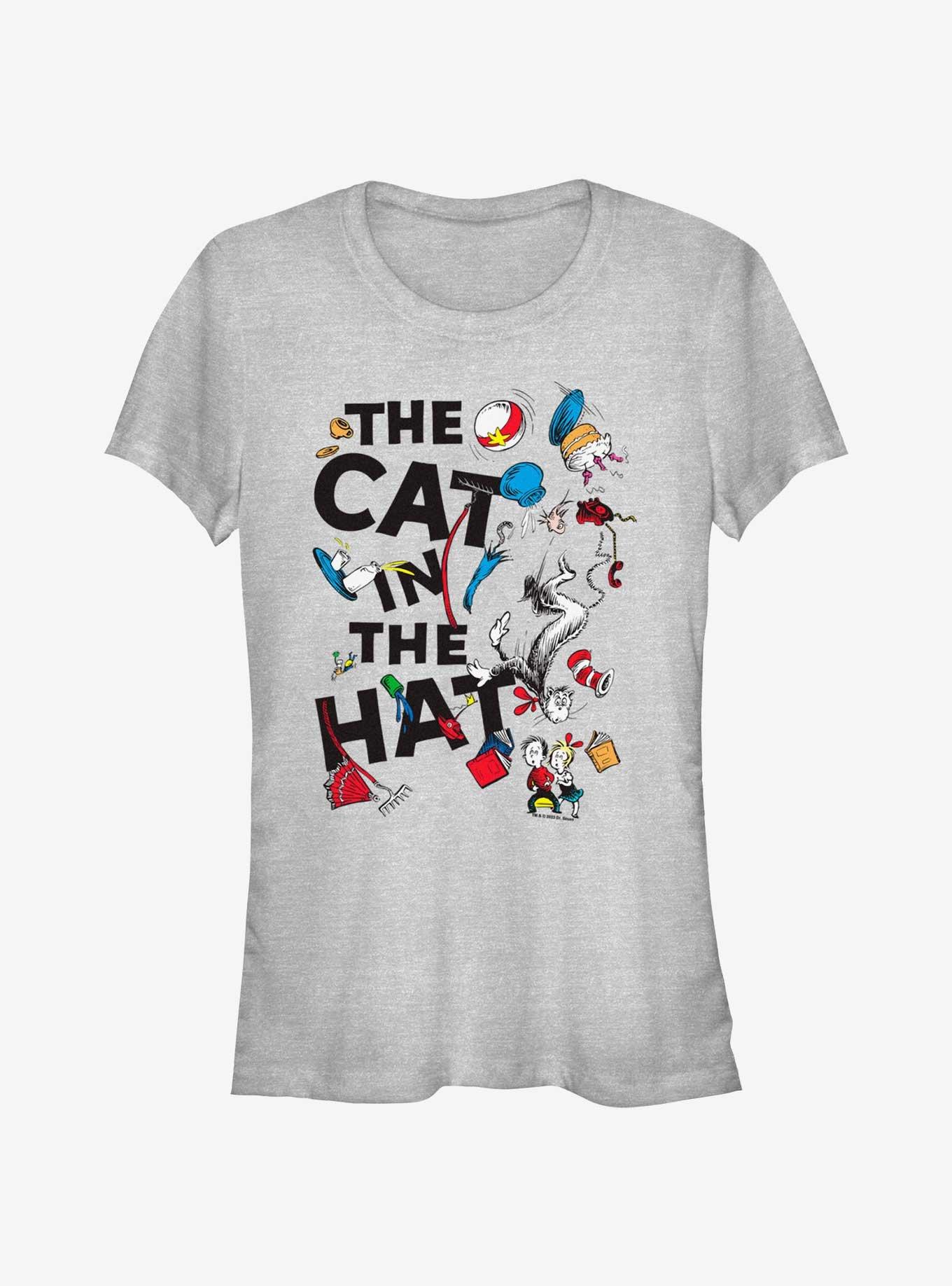 Dr. Seuss The Cat In The Hat Juggling Girls T- Shirt, ATH HTR, hi-res