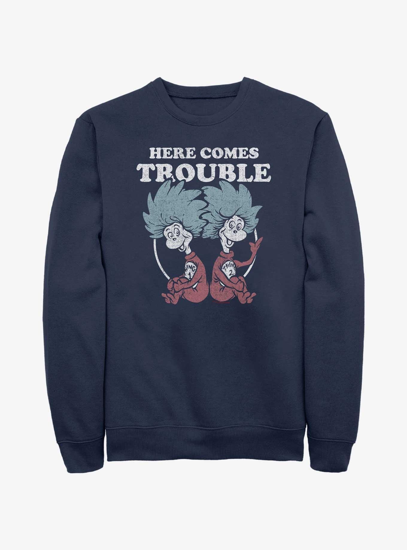 Dr. Seuss Thing 1 and Thing 2 Trouble Sweatshirt