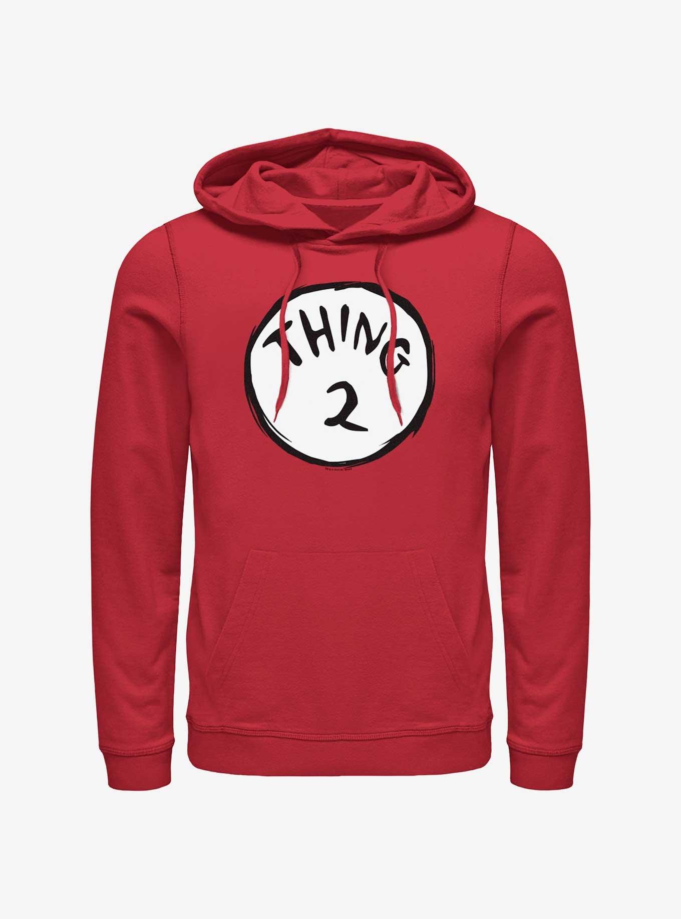 Dr. Seuss Thing 2 Hoodie, RED, hi-res