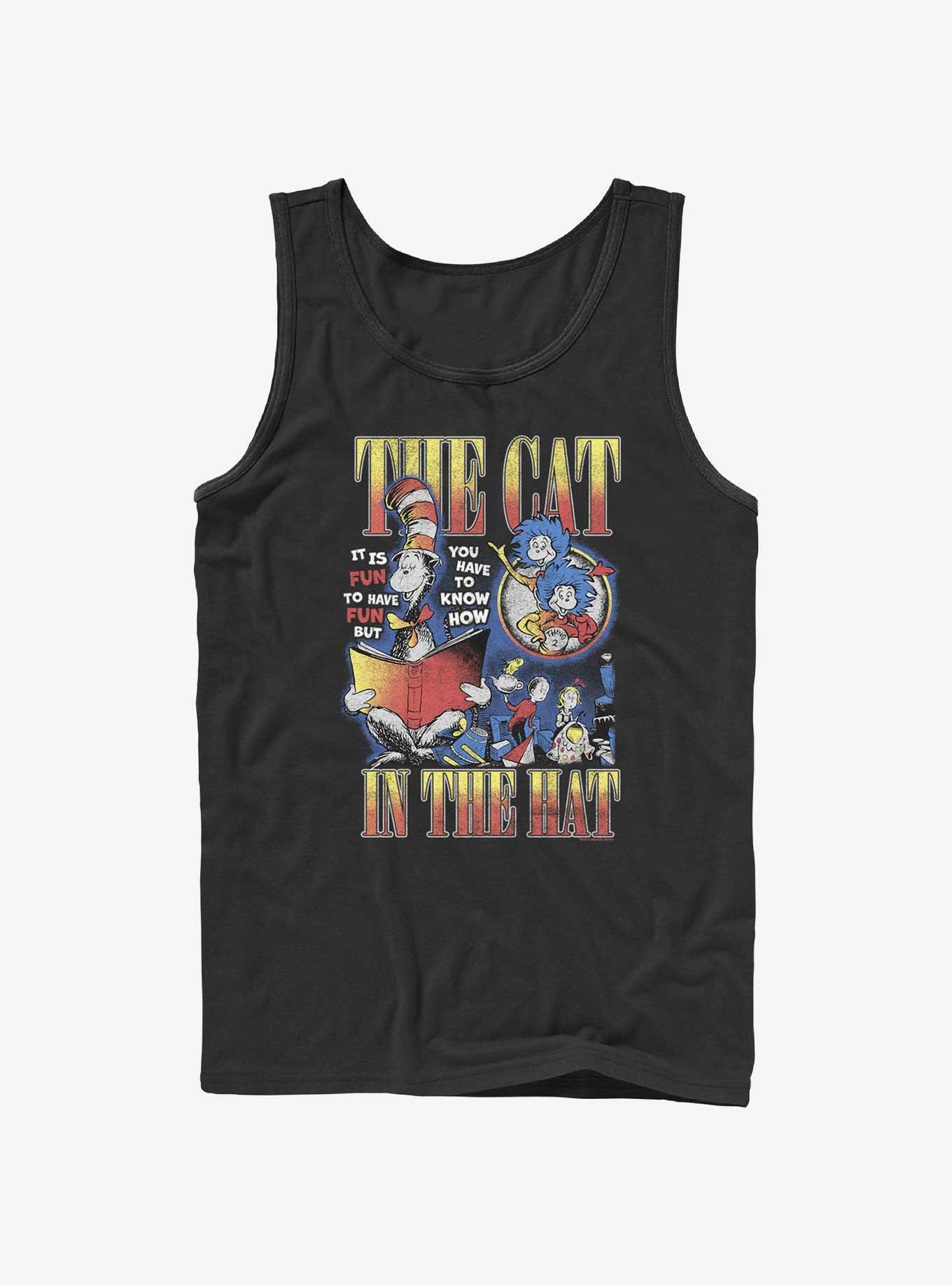 Dr. Seuss The Cat In The Hat Reading Book Tank, BLACK, hi-res