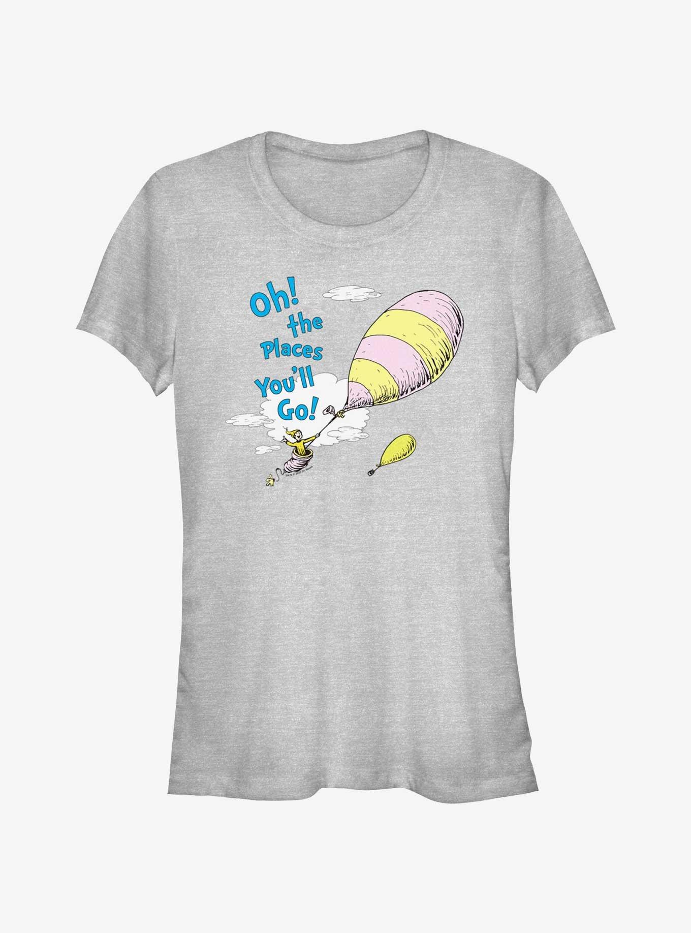 Dr. Seuss Oh The Places Girls T- Shirt, , hi-res