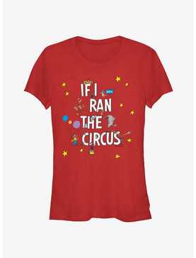 Dr. Seuss Clown Seal And Stars Girls T- Shirt, , hi-res