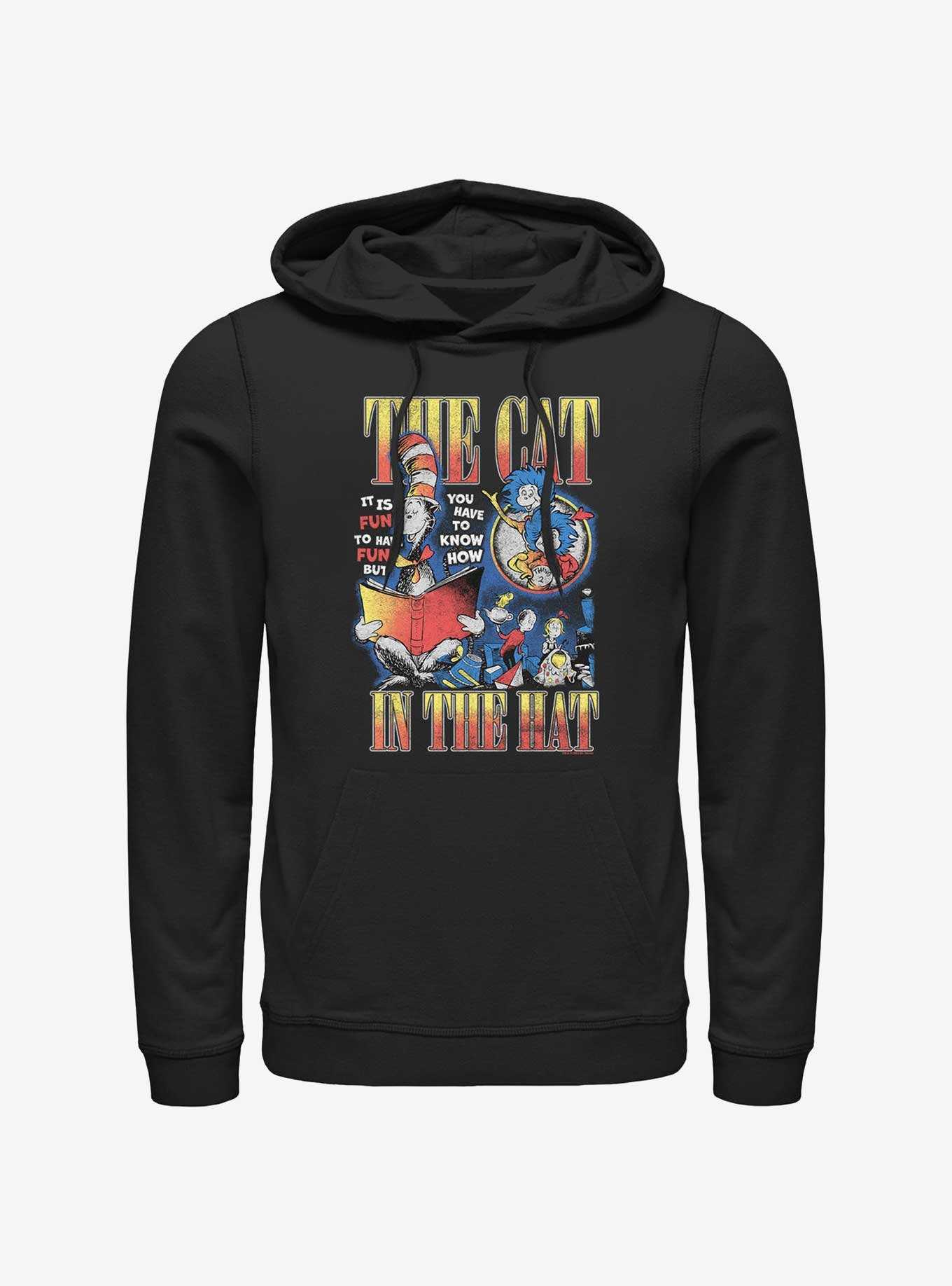 Dr. Seuss The Cat In The Hat Reading Book Hoodie, , hi-res