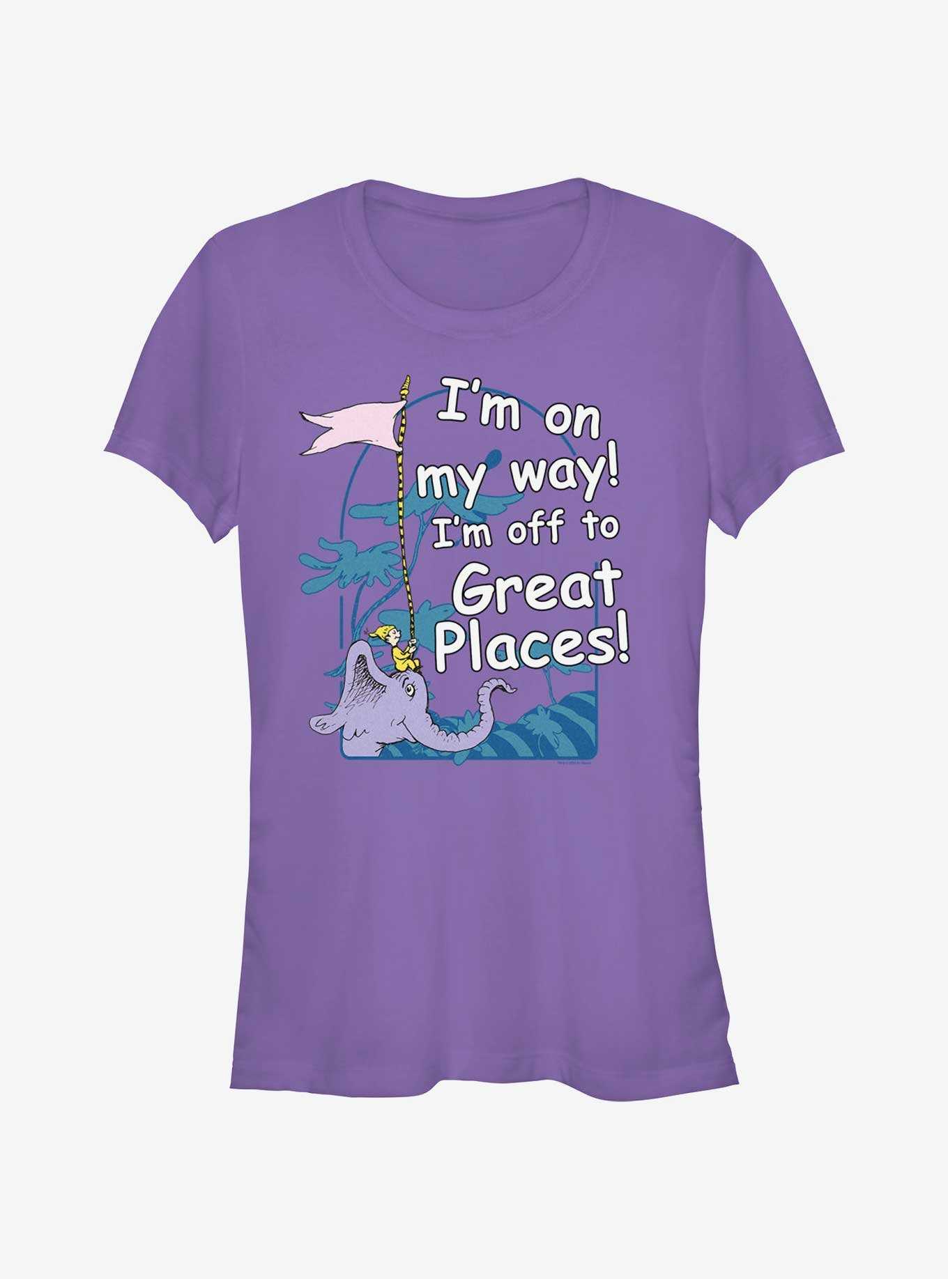 Dr. Seuss Elephant Field Park Girls T- Shirt, , hi-res