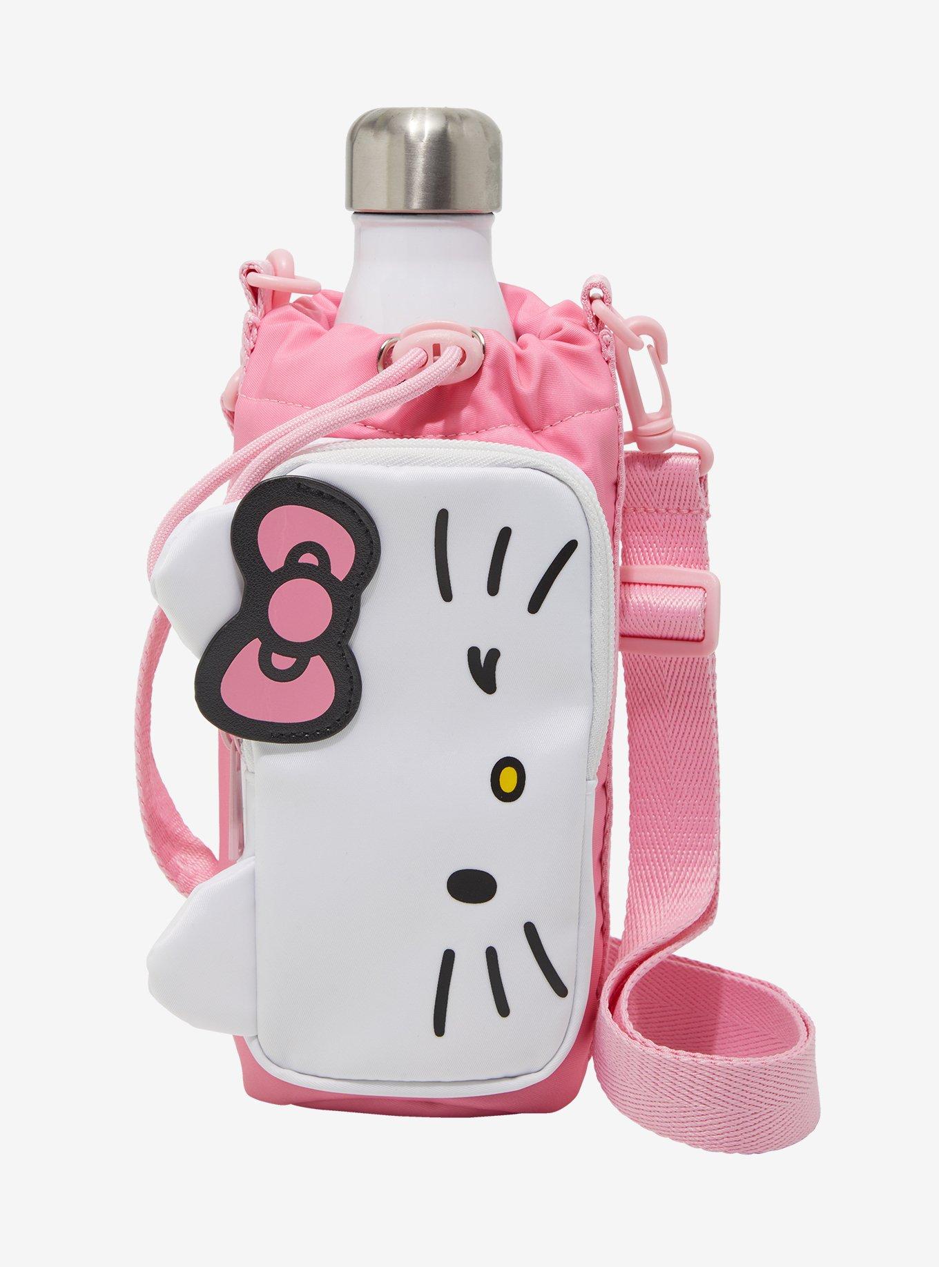 Hello Kitty Winking Face Water Bottle Sling, , hi-res