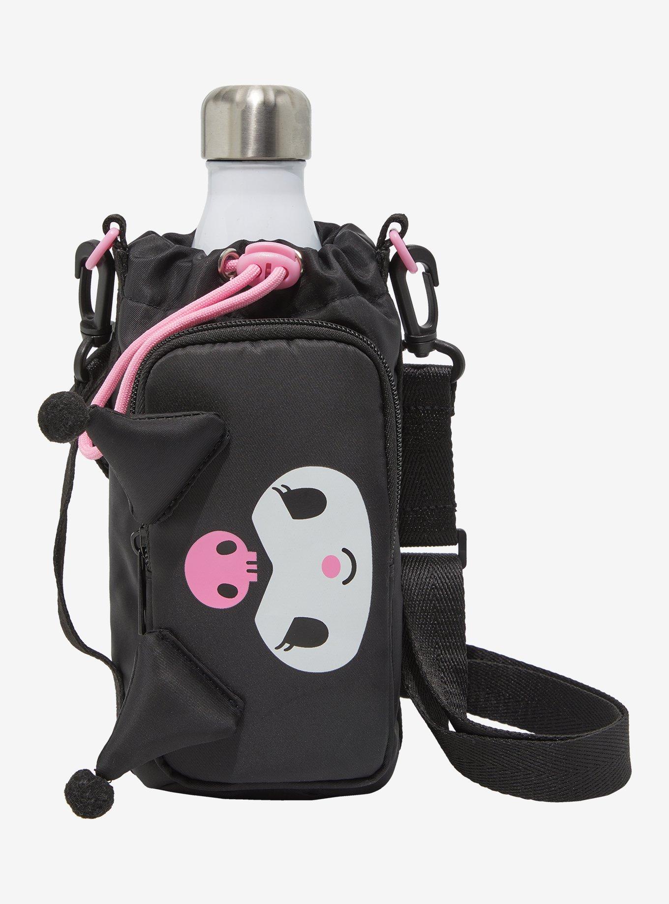 Kuromi Face Water Bottle Sling, , hi-res