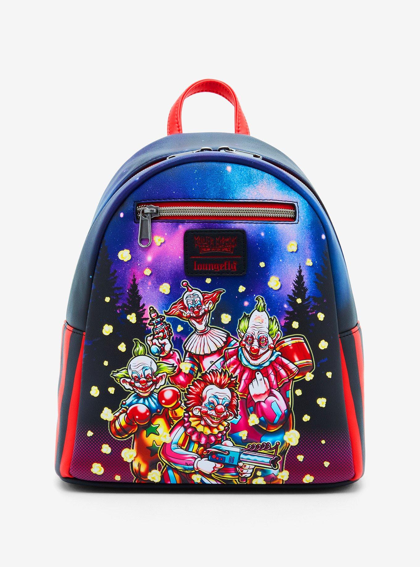 Loungefly Killer Klowns From Outer Space Popcorn Mini Backpack