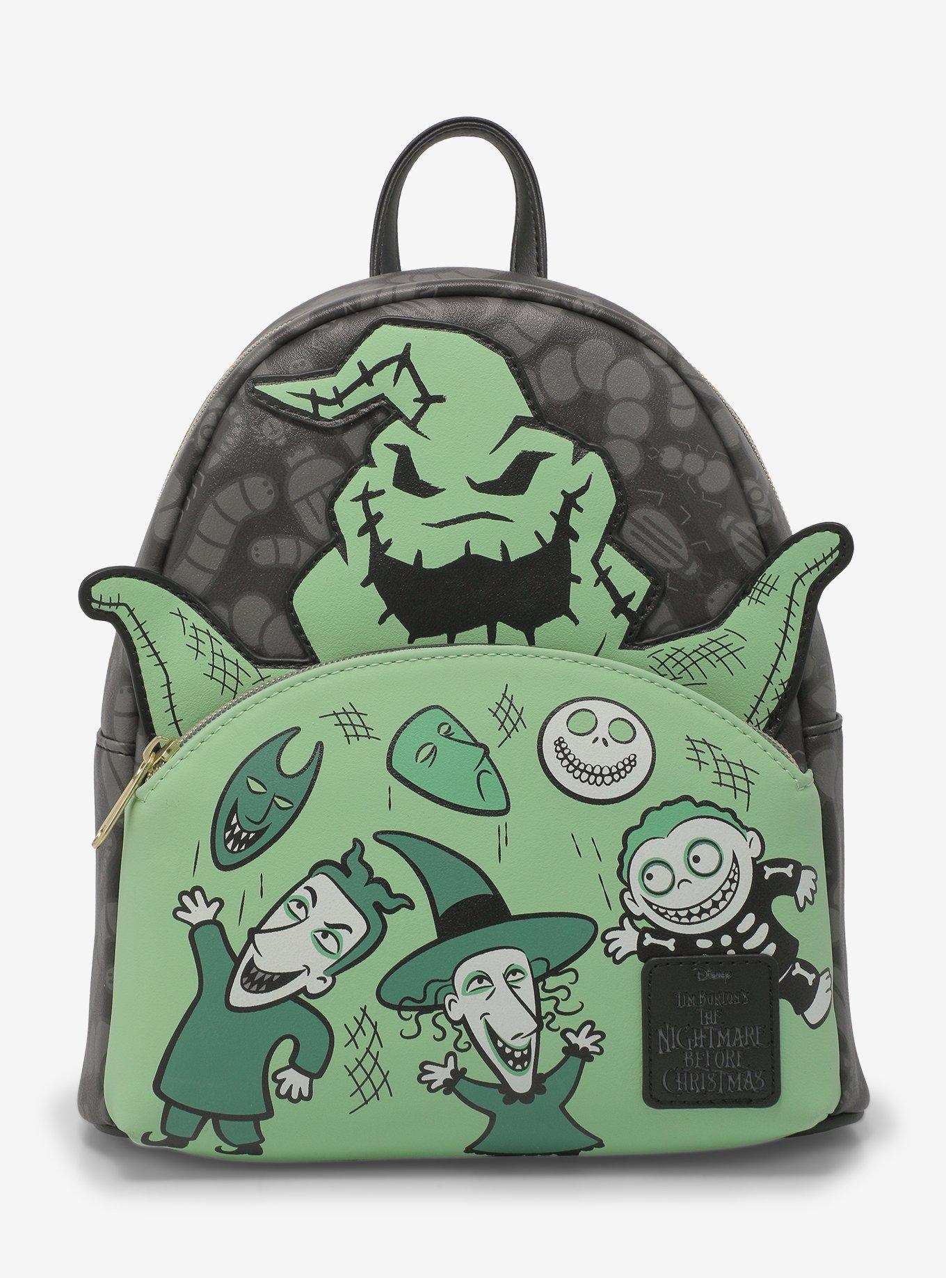 Loungefly The Nightmare Before Christmas Oogie Boogie Glow In The Dark Mini Backpack Hot Topic