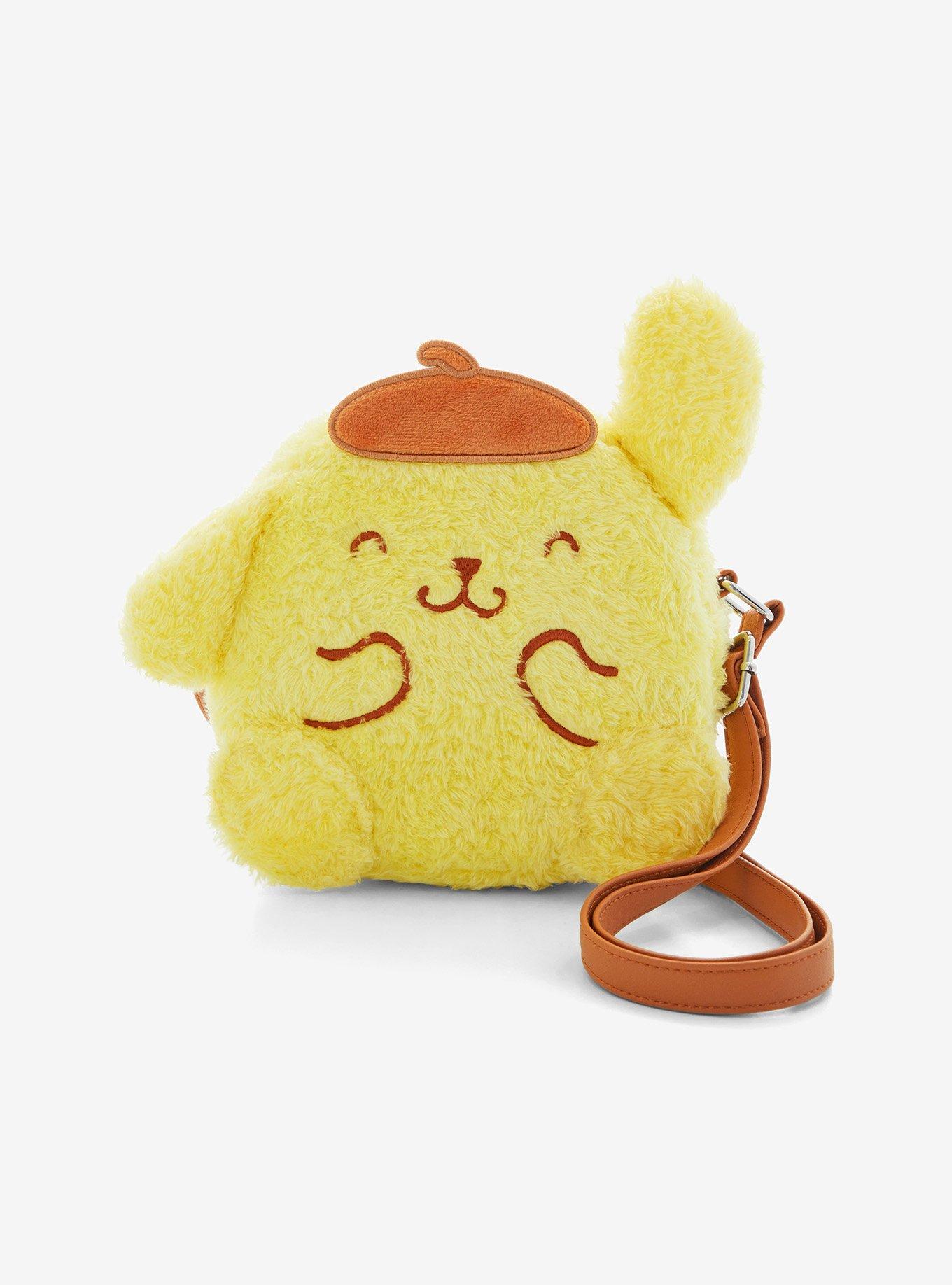 Loungefly Pompompurin Fuzzy Crossbody Bag