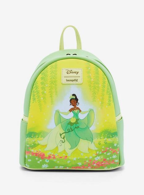 Loungefly Tiana And The Frog Blue Floral Mini Backpack Loungefly Disney The Princess And The Frog Tiana Floral Mini  main image 2