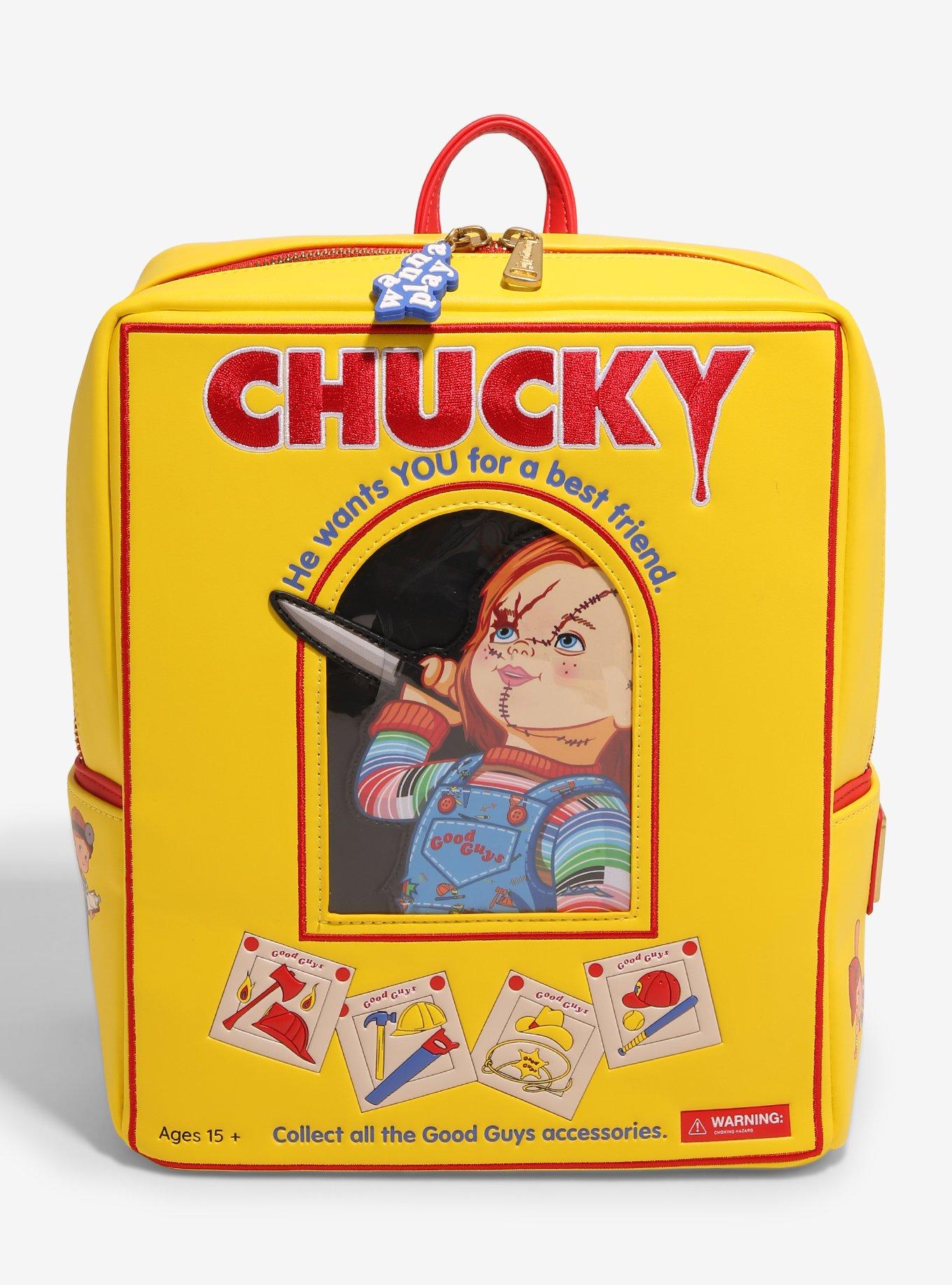 chucky mini backpack hot topic Loungefly Chucky Doll Box Mini Backpack