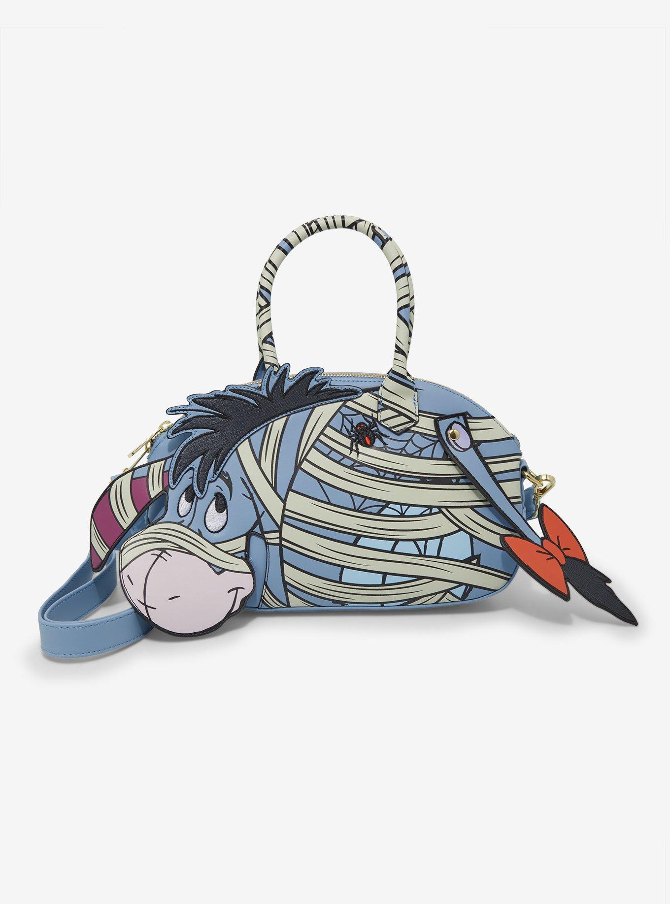 Loungefly Disney Winnie The Pooh Eeyore Mummy Glow-In-The-Dark Crossbody Bag