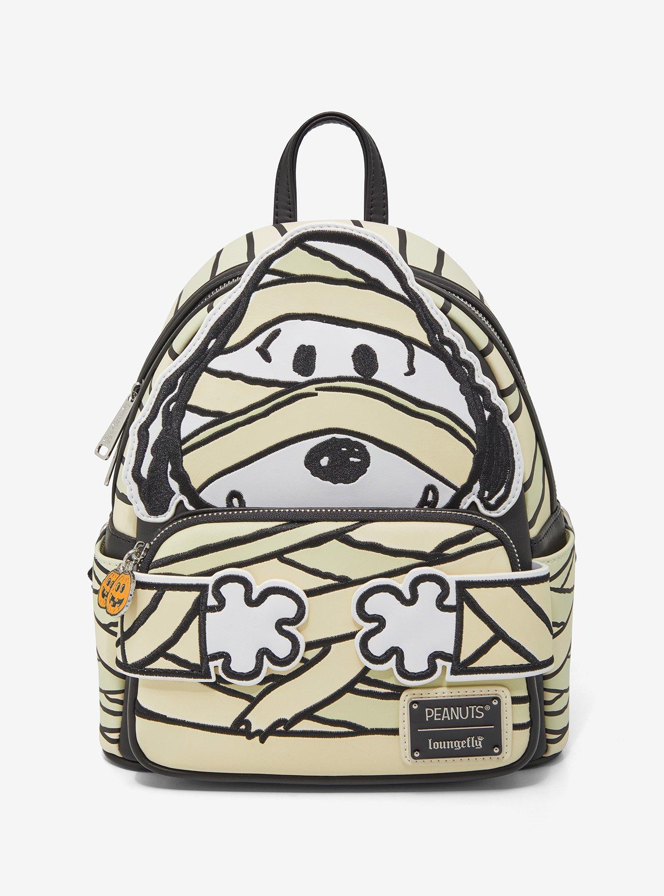 Peanuts Snoopy Mummy Glow-In-The-Dark Figural Mini Backpack, , hi-res