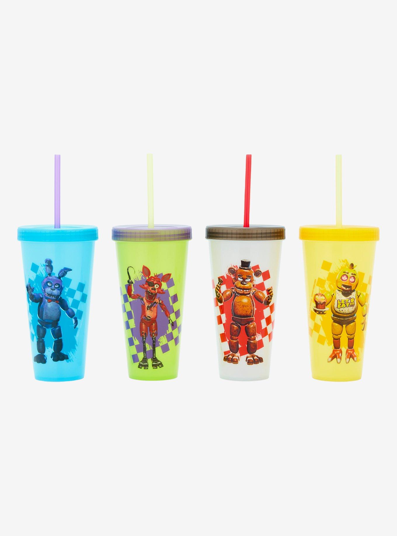 Five Nights At Freddy's Color-Changing Acrylic Travel Cup Set