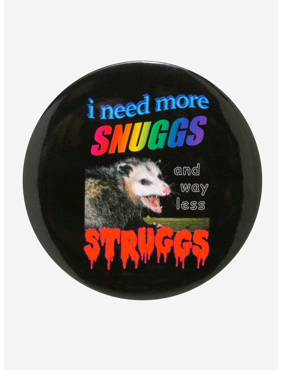 Snuggs Possum 3 Inch Button, , hi-res