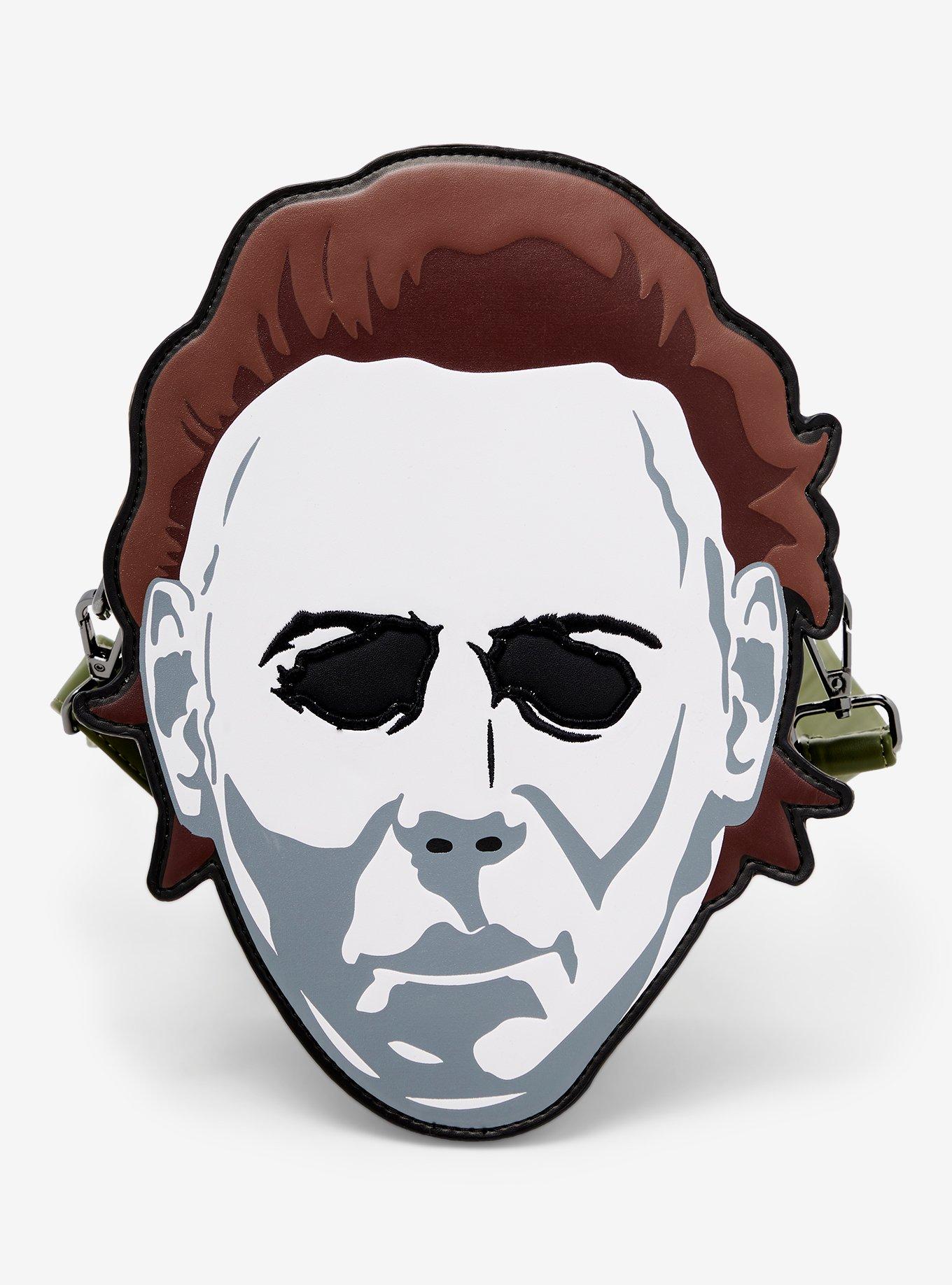 Loungefly Halloween Michael Myers Mask Glow-in-the-Dark Figural Crossbody Bag 