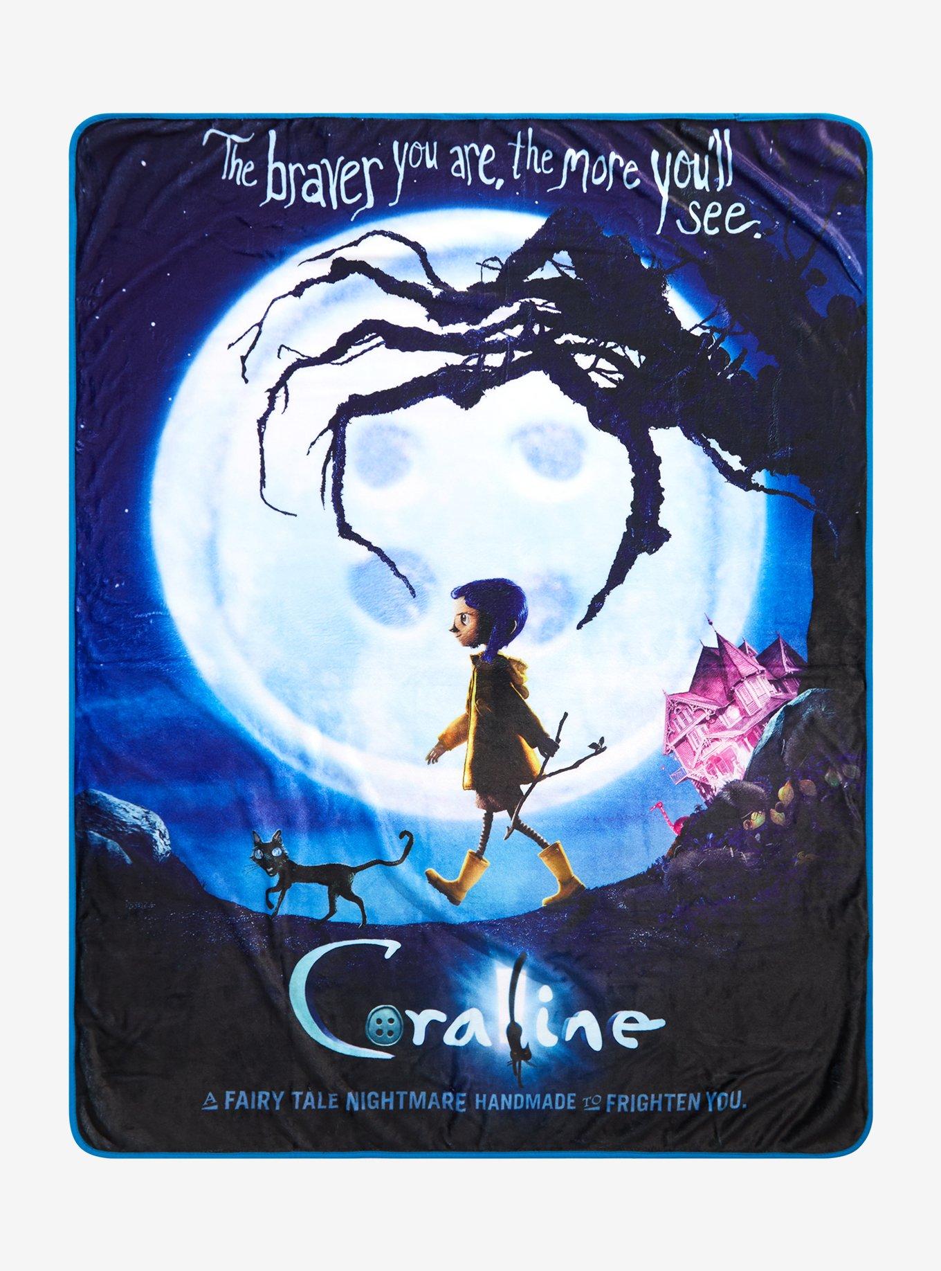 Coraline Poster Throw Blanket, , hi-res