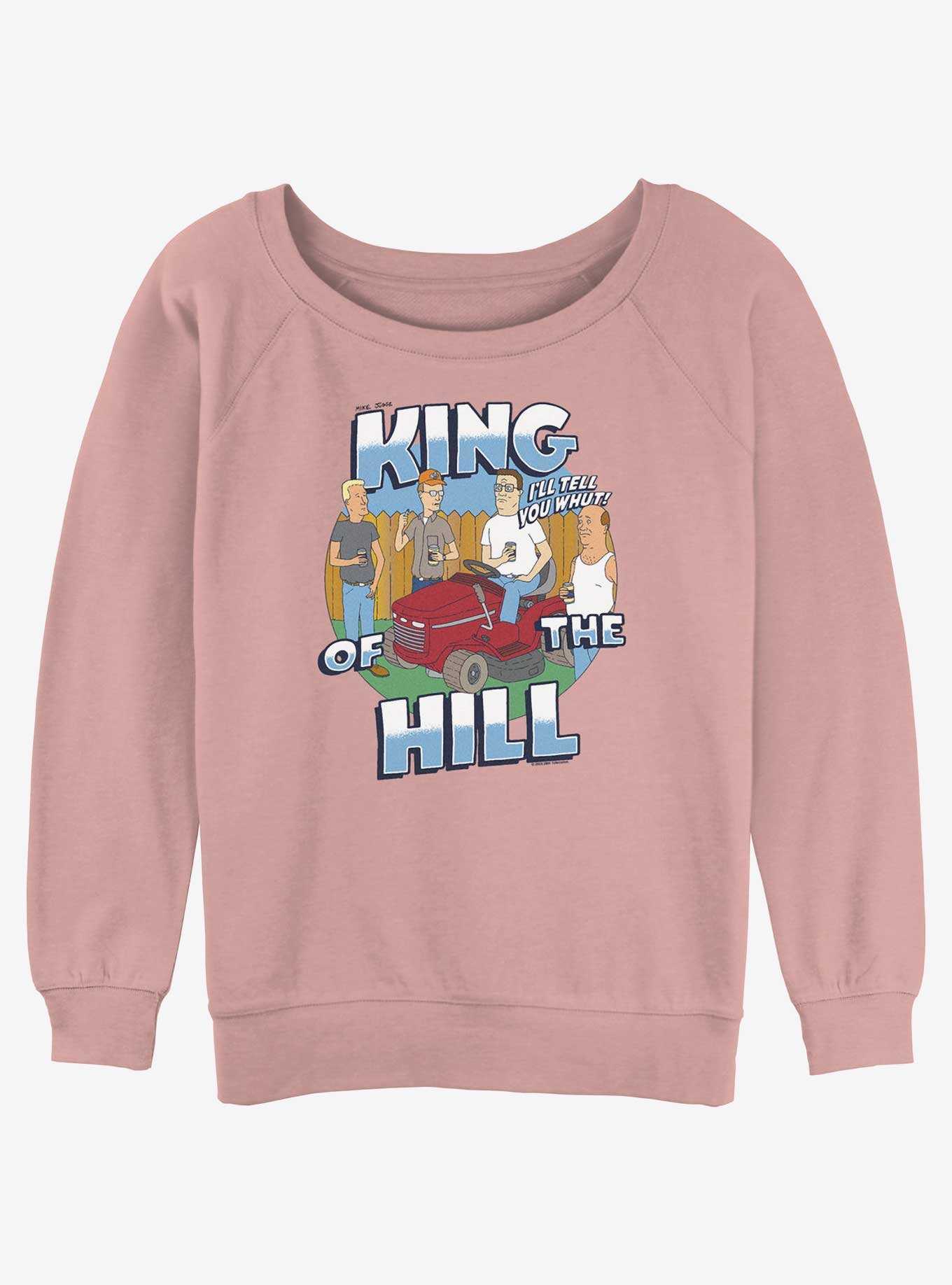 King Of The Hill Whut! Slouchy Girls Sweatshirt, , hi-res