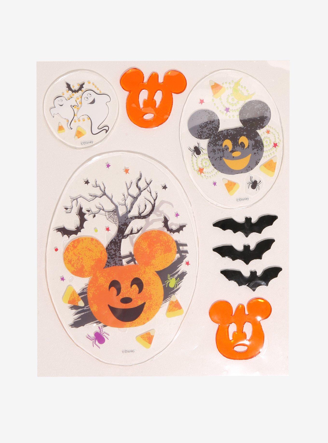 Disney Mickey Mouse Pumpkin Halloween Gel Clings, , hi-res