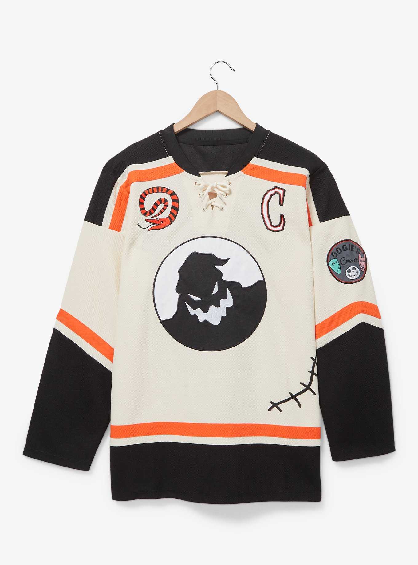 Disney The Nightmare Before Christmas Oogie Boogie Hockey Jersey — BoxLunch Exclusive, , hi-res