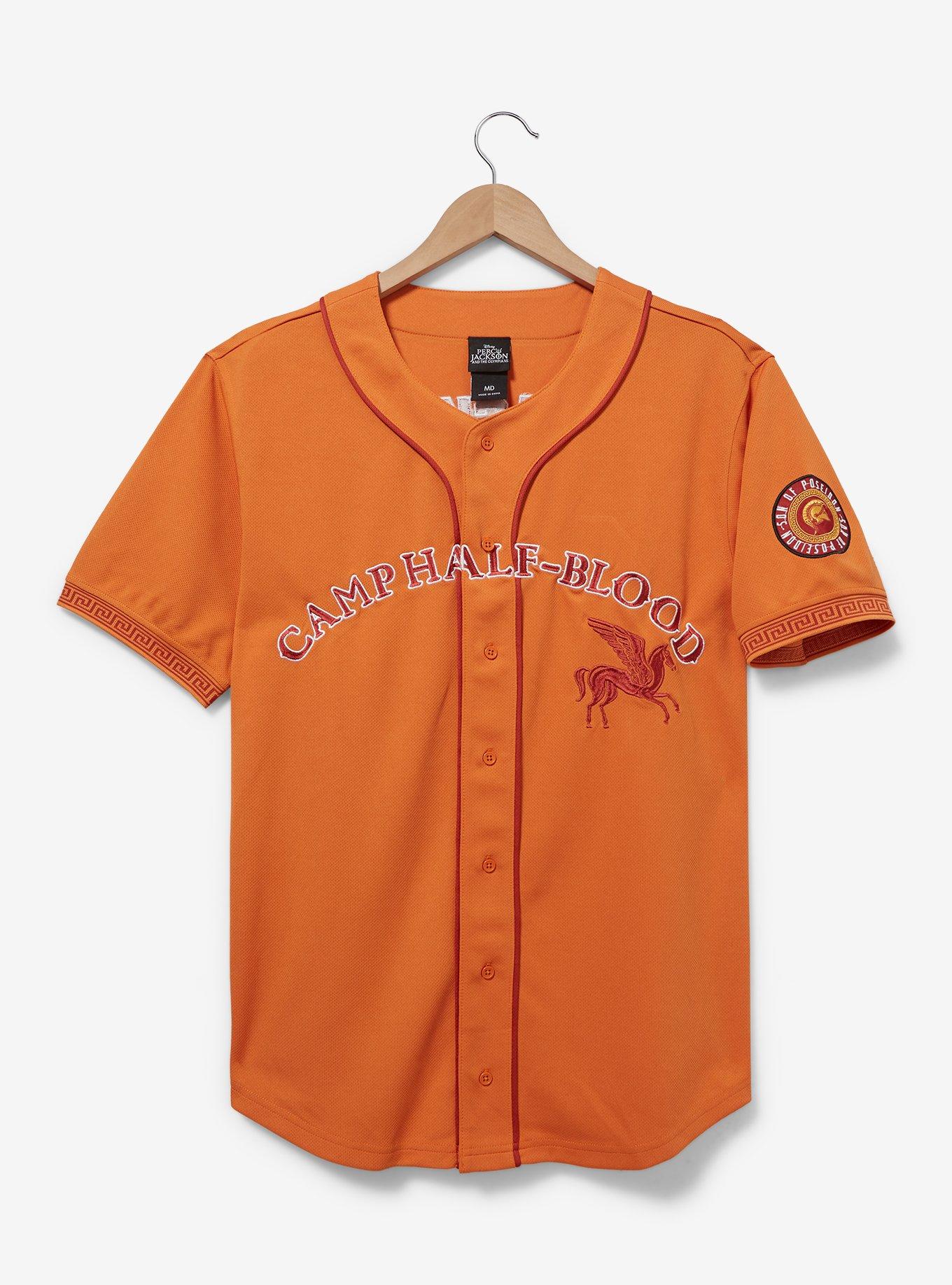 Percy Jackson and the Olympians Camp Half-Blood Baseball Jersey — BoxLunch Exclusive, , hi-res