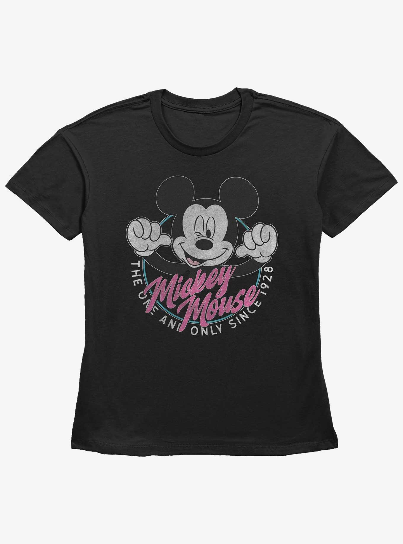 Disney Mickey Mouse The One And Only Girls Straight Fit T-Shirt, BLACK, hi-res