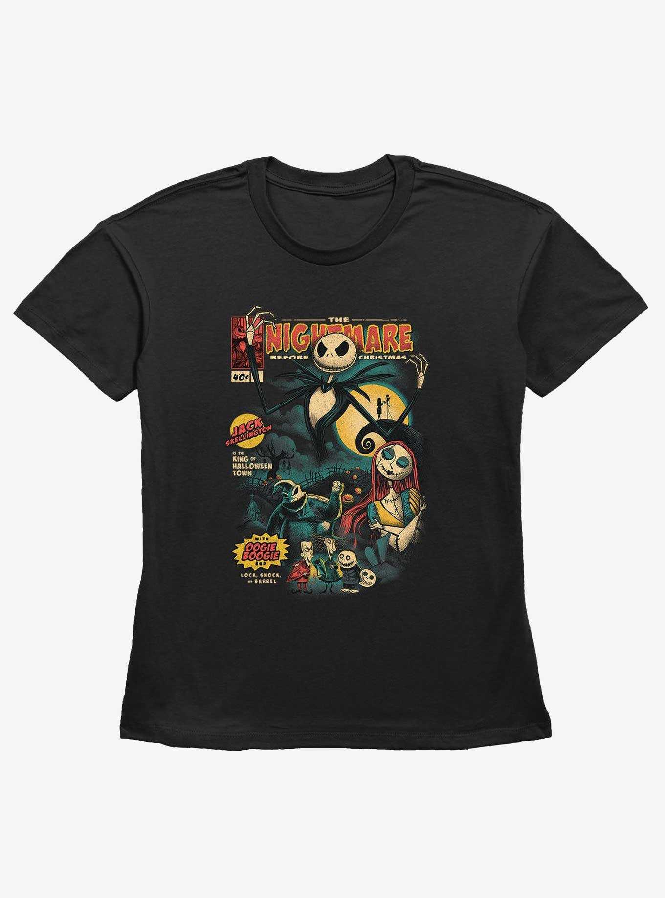 Disney The Nightmare Before Christmas Comic Cover Girls Straight Fit T-Shirt, , hi-res