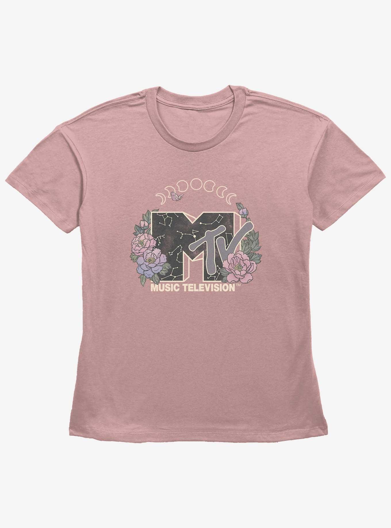 MTV Celestial Floral Girls Straight Fit T-Shirt, , hi-res