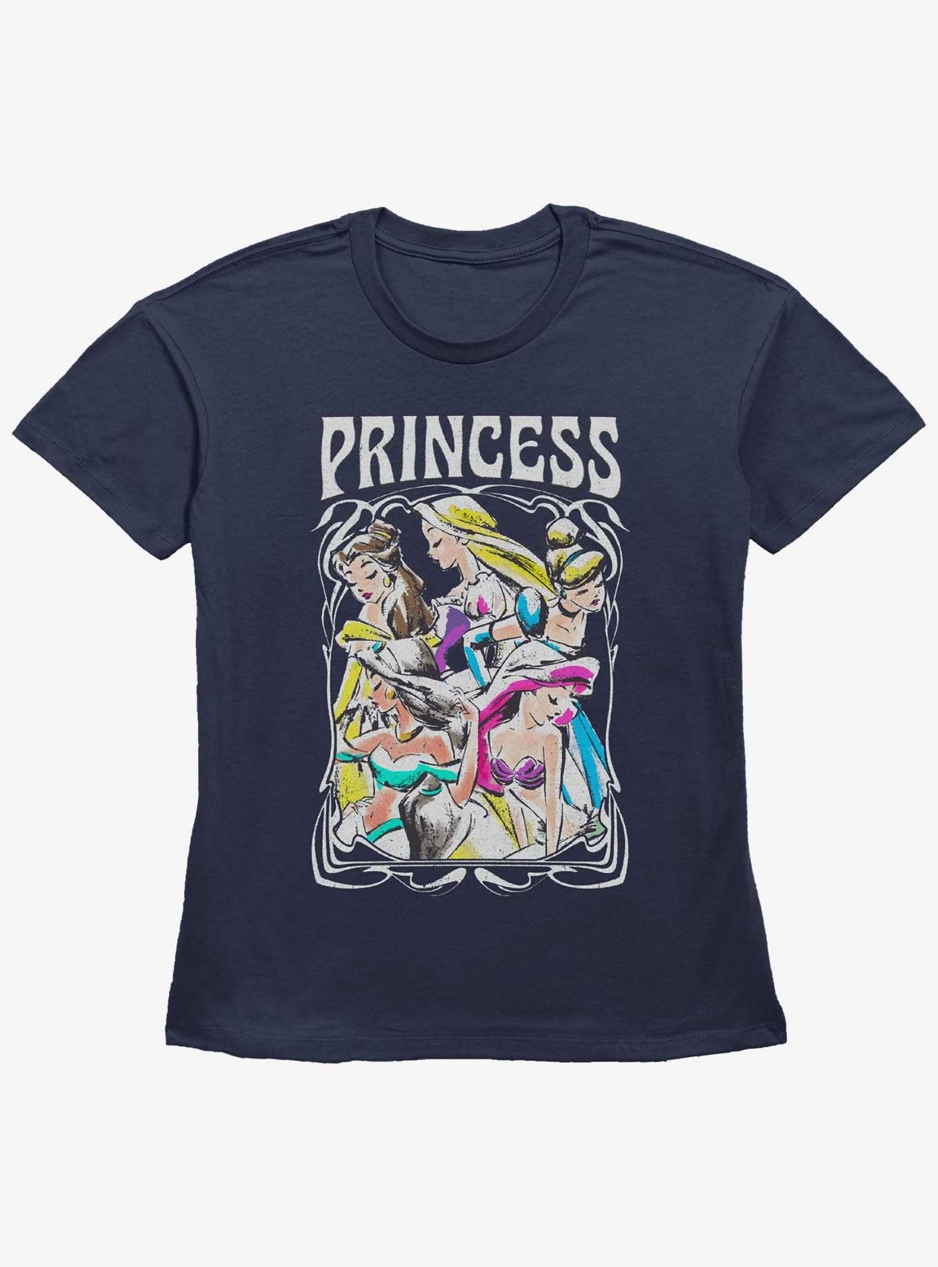 Disney Princesses Retro Princess Girls Straight Fit T-Shirt, , hi-res