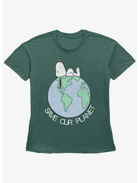 Peanuts Save Our Earth Girls Straight Fit T-Shirt, , hi-res
