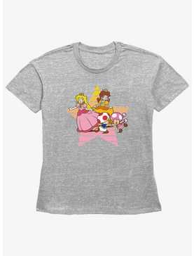 Nintendo Princess Peach and Daisy Star Girls Straight Fit T-Shirt, , hi-res