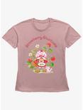 Strawberry Shortcake Custard Cat Girls Straight Fit T-Shirt, DESERTPNK, hi-res