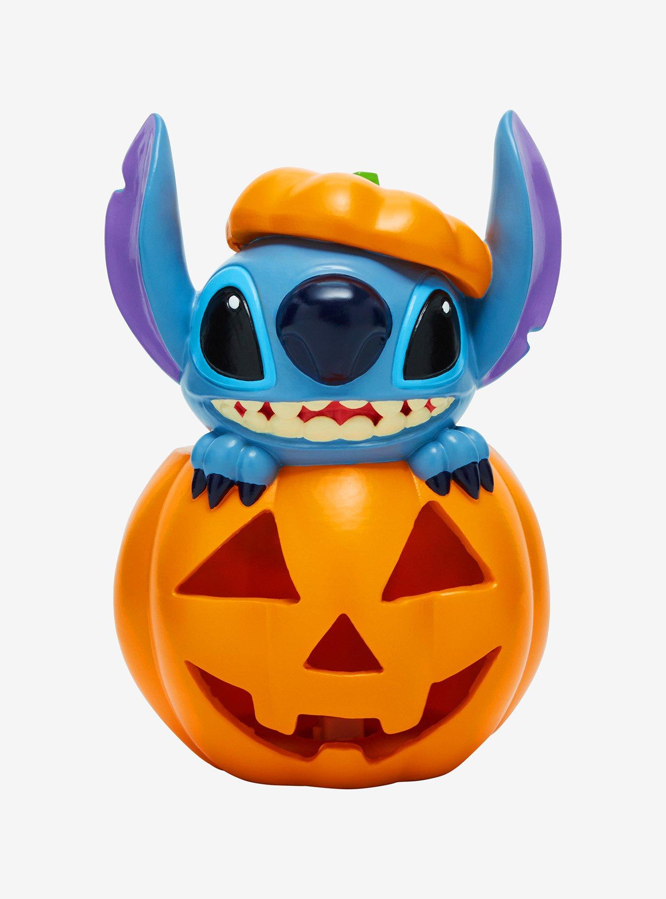 Disney Lilo & Stitch Pumpkin Stitch Light-Up Garden Statue, , hi-res