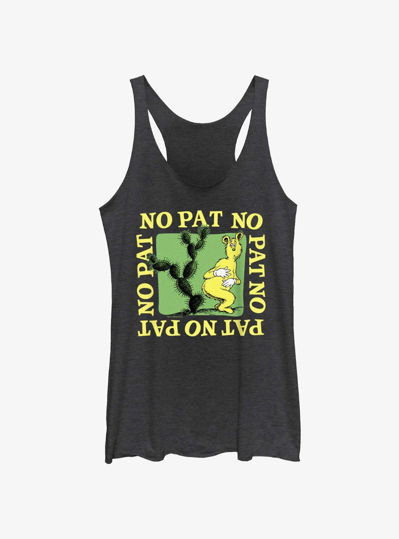 Dr. Seuss No Pat Squared Girls Tank, BLK HTR, hi-res