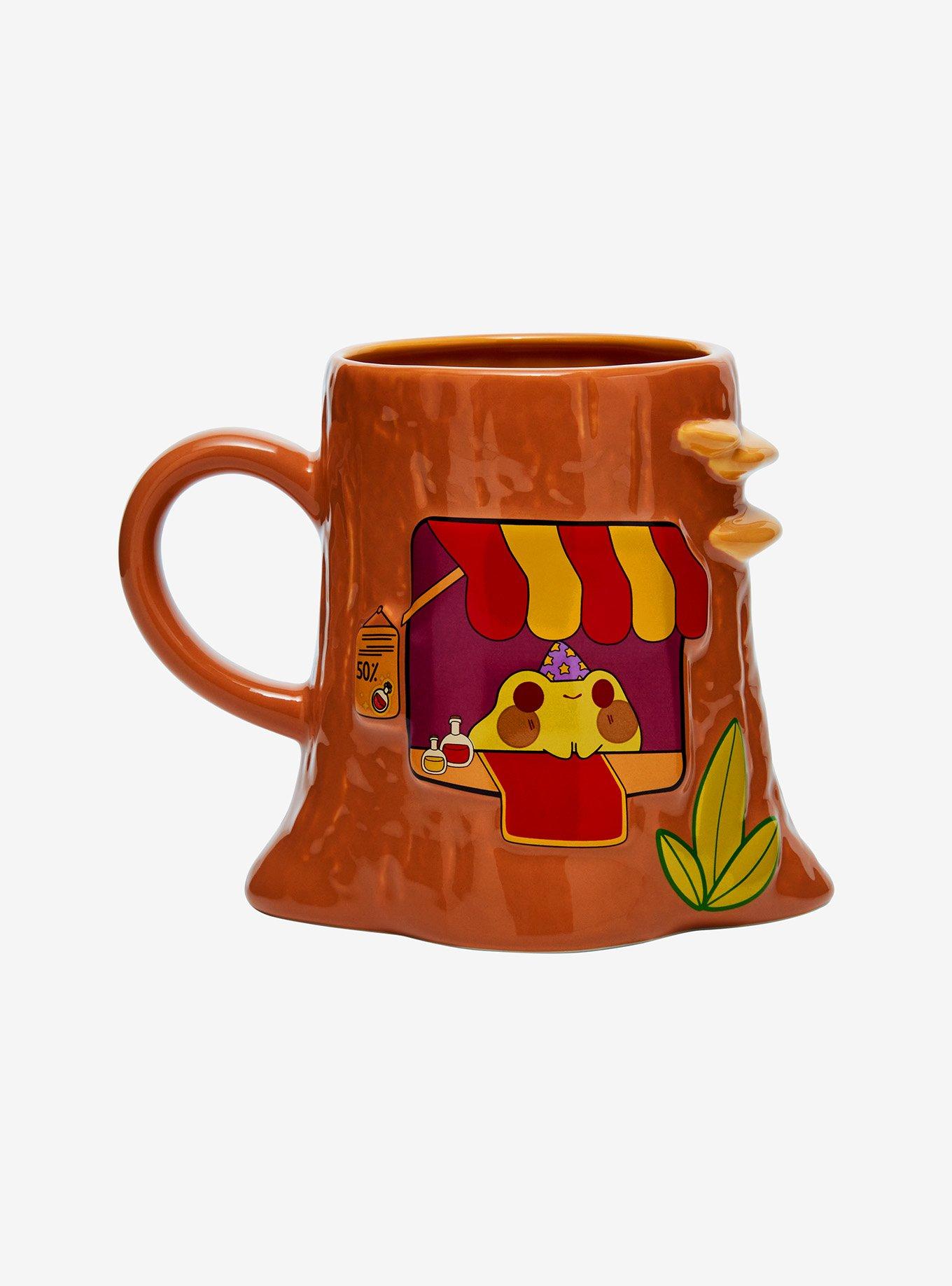 Frog Stump Figural Mug By Rhinlin