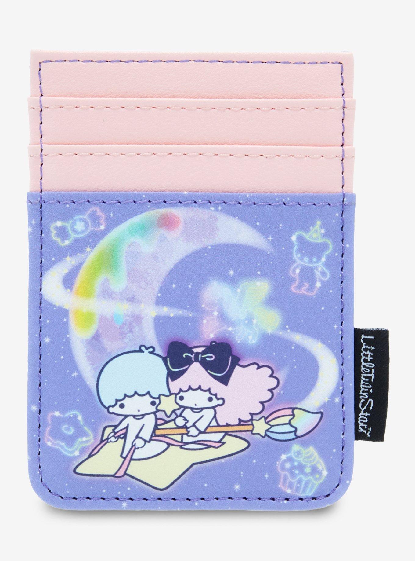 Loungefly Little Twin Stars Sky Ride Cardholder Hot Topic Exclusive, , hi-res