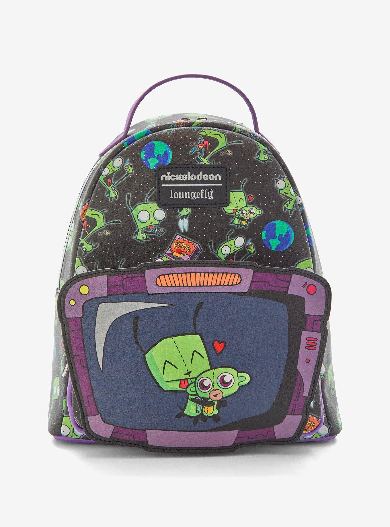 Loungefly Invader Zim GIR Collage T.V. Mini Backpack